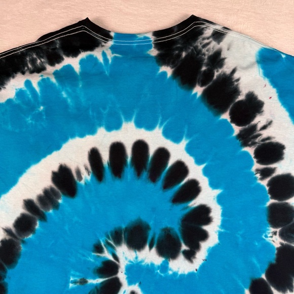 CHAMPION Tie Dye T-Shirt Men’s Size 3XL Blue Black White One Of A Kind - Picture 7 of 7